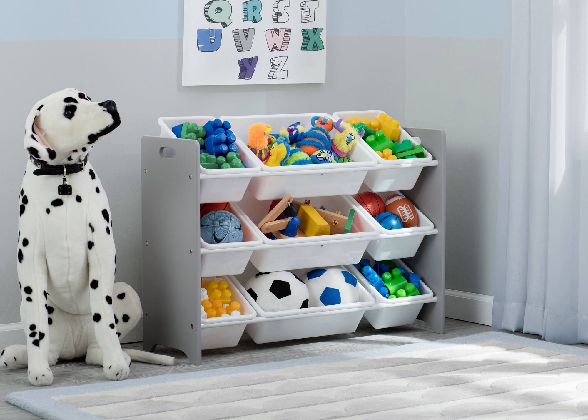 My Size 9 Plastic Bin Toy Organizer